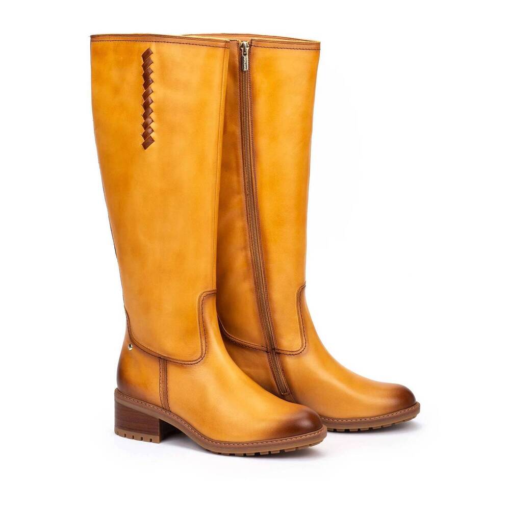 NEW PIKOLINOS women's medina tall boot in vanilla